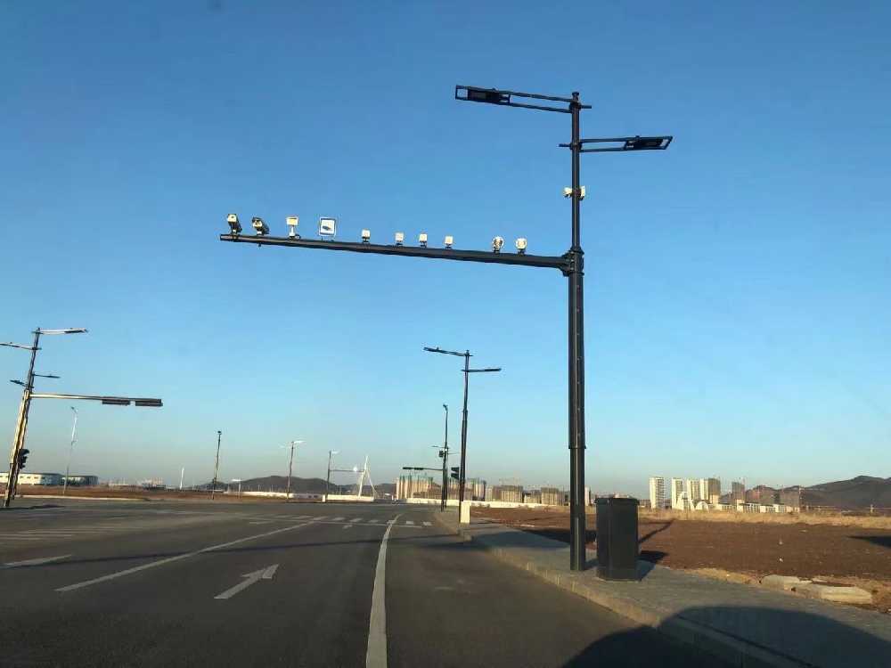 漠河市黑龙江佳木斯综合路灯杆项目